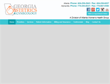 Tablet Screenshot of georgiaob.com